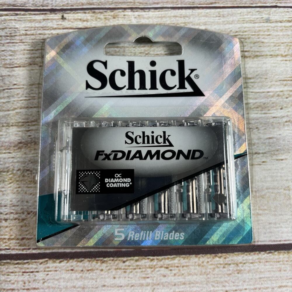 Schick FxDiamond 5 Pack Refill Blades 2001 NOS New